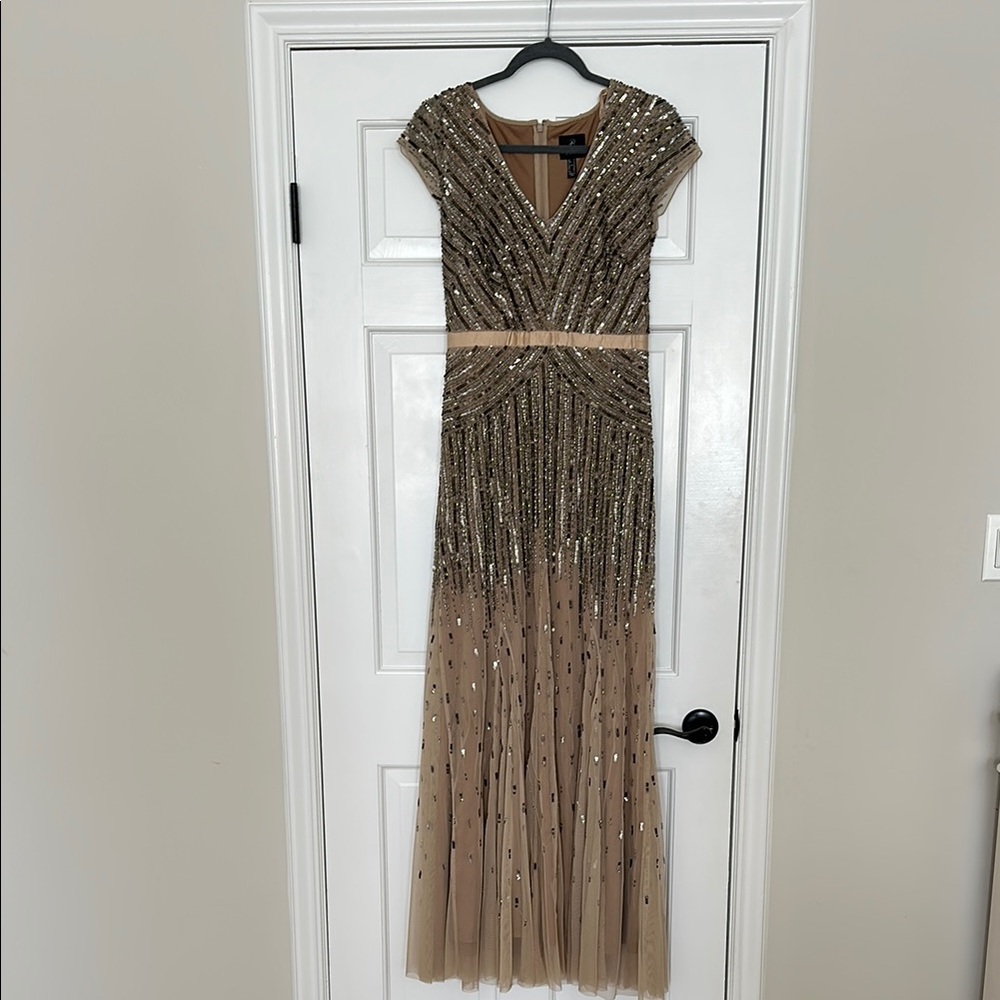 Elegant Sequin Evening Gown